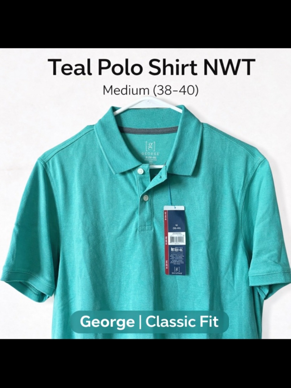 George Teal Polo Shirt - Classic Fit